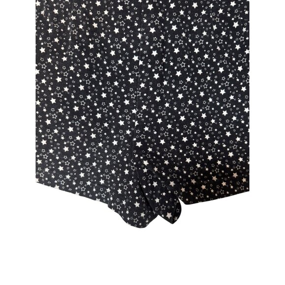 2/$30 Zara Small Trafaluc Collection Black With White Star Print Shorts - Picture 7 of 10